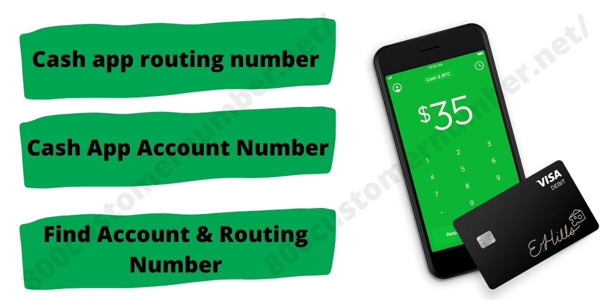 cash app routing and account number location